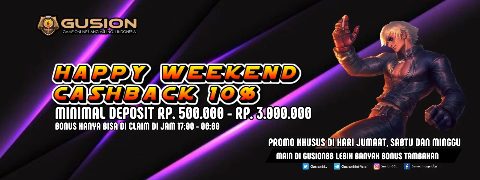 happy weekend cashback 10%